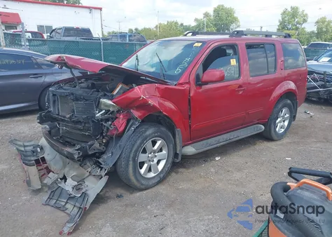 2012 Nissan Pathfinder Sv из США, поврежденный, VIN 5N1AR1NB9CC621875